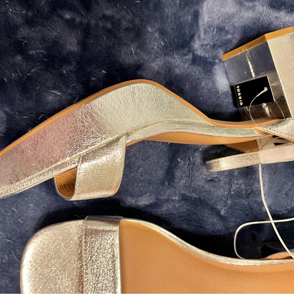 Torrid Silver Women's Sandals - Picture 8 of 11